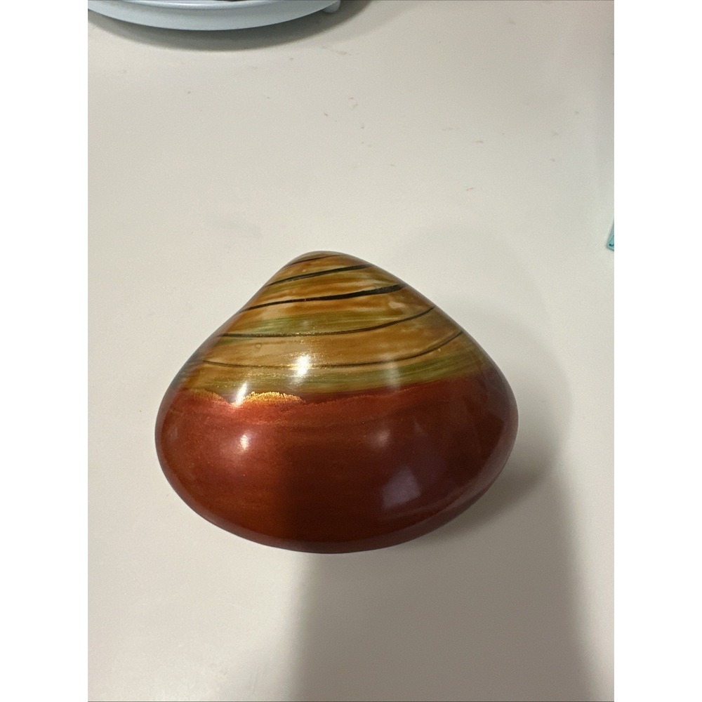 Wooden Ships Multicolor Ceramic Art Piece